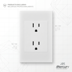 Enchufe Doble Mercury