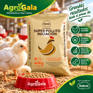 Italcol Super Pollito Iniciación 40 kg – Alimento para Pollos de Engorde