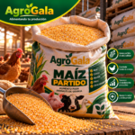 Maíz Partido AgroGala – Alimento para Animales de Granja