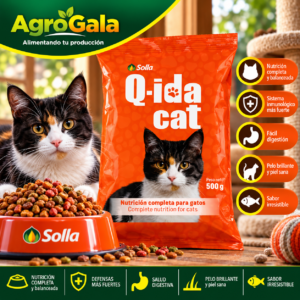 Solla Q-ida Cat 500 g – Alimento para Gatos