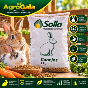 Solla Conejos 1 kg – Alimento para Conejos